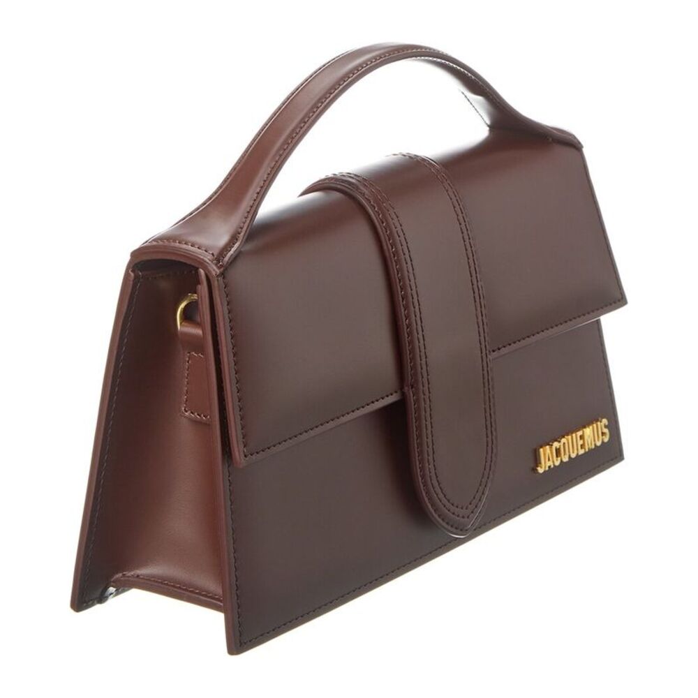 Jacquemus Le Grand Bambino Leather Shoulder Bag, Brown - Picture 3 of 5